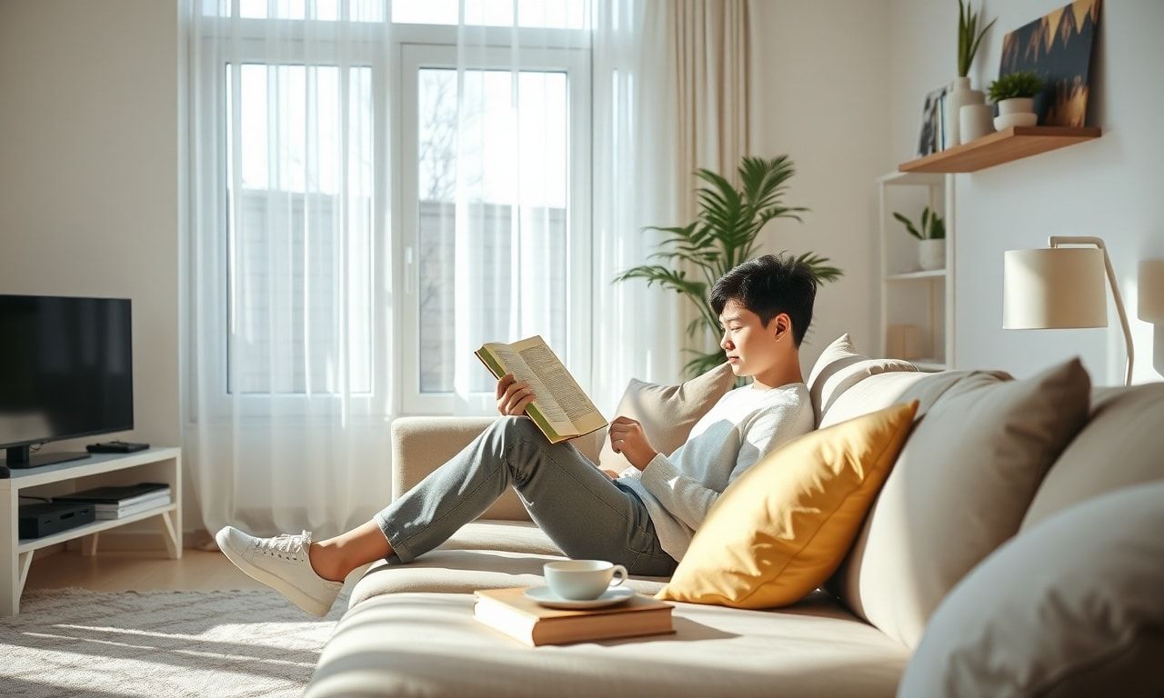 自分らしい休日を過ごす社会人のイメージ