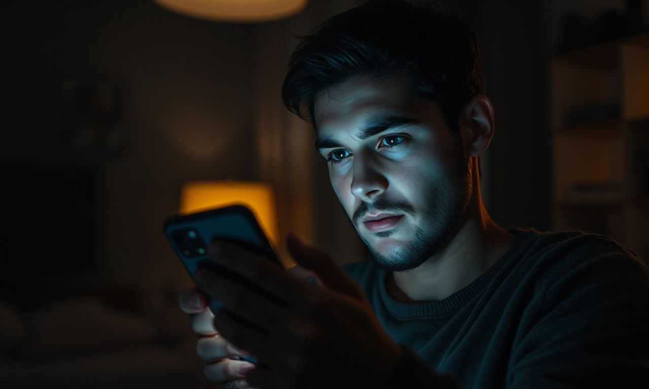 スマホを見る複雑な心境