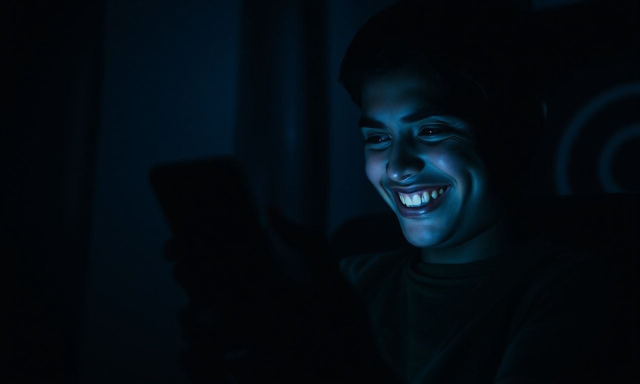 スマートフォンを眺める人のイメージ