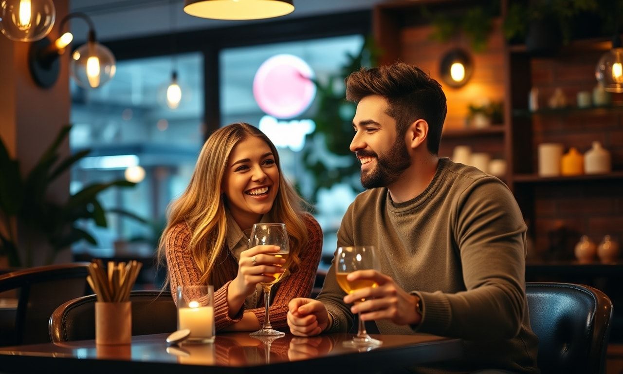 1ヶ月記念日を祝うカップル