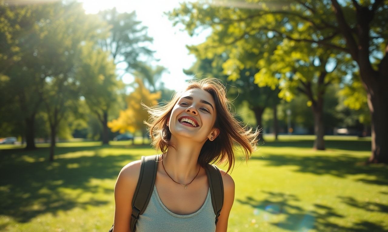 幸せな日常を楽しむ人のイメージ