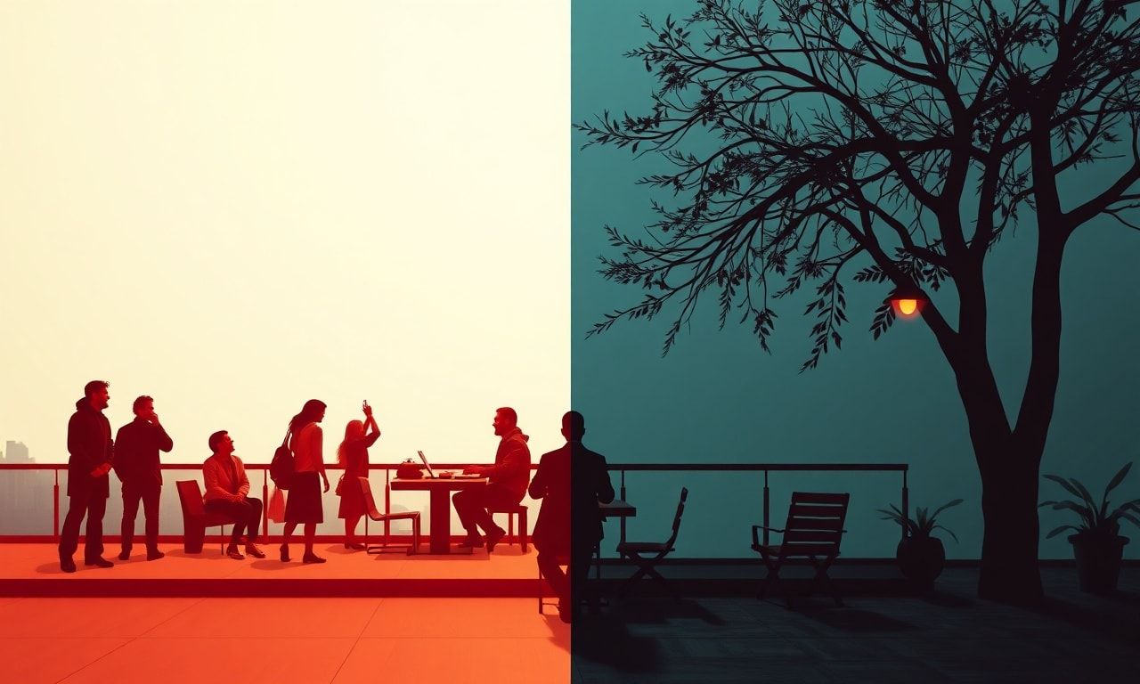 リア充とニートの対比