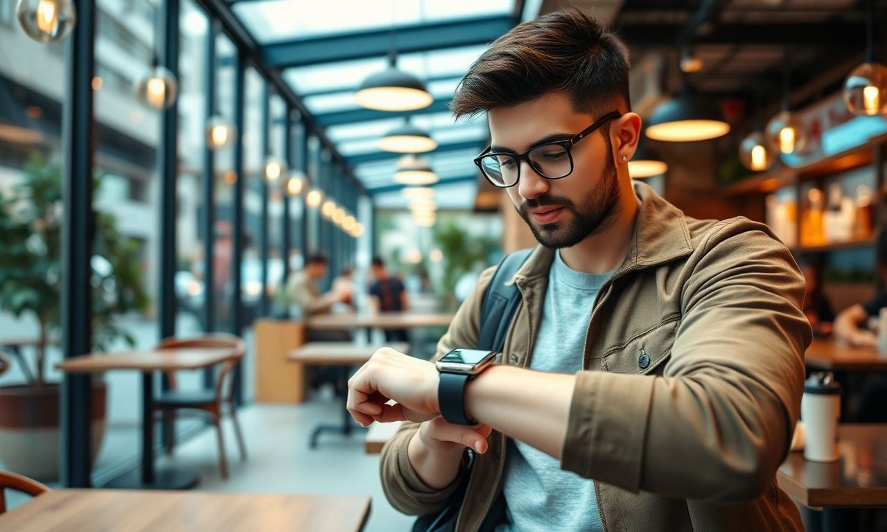 スマートウォッチを使いこなす日常風景