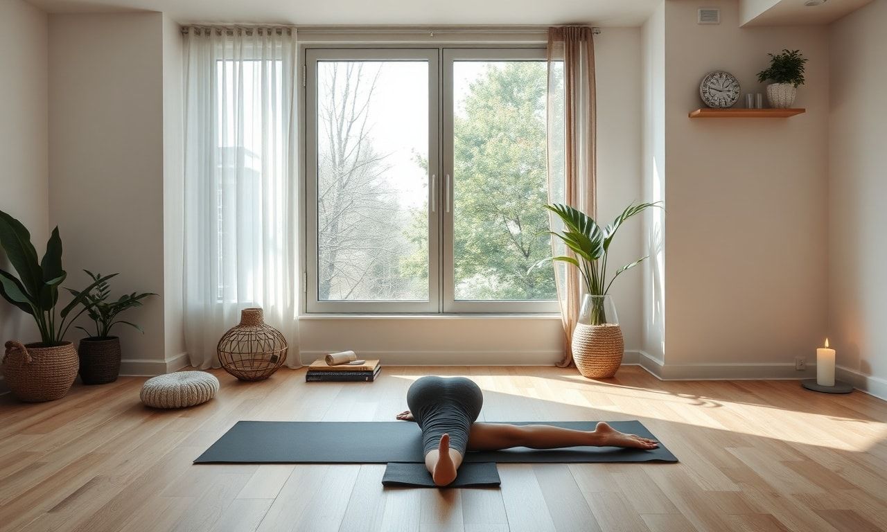 自宅でのトレーニング風景