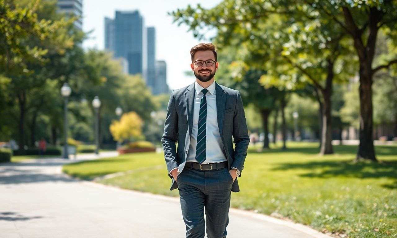 リア充な印象を与える清潔感ある人物