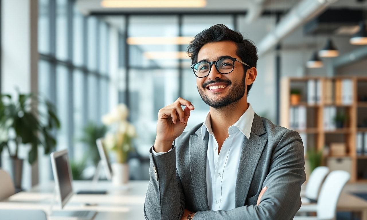 キャリアについて前向きに考えるビジネスパーソン