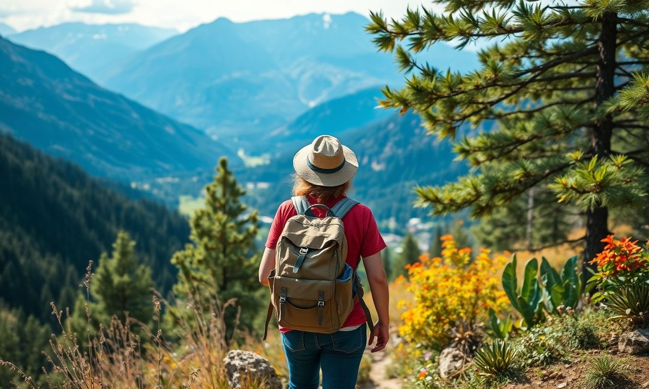 自然を楽しむ人