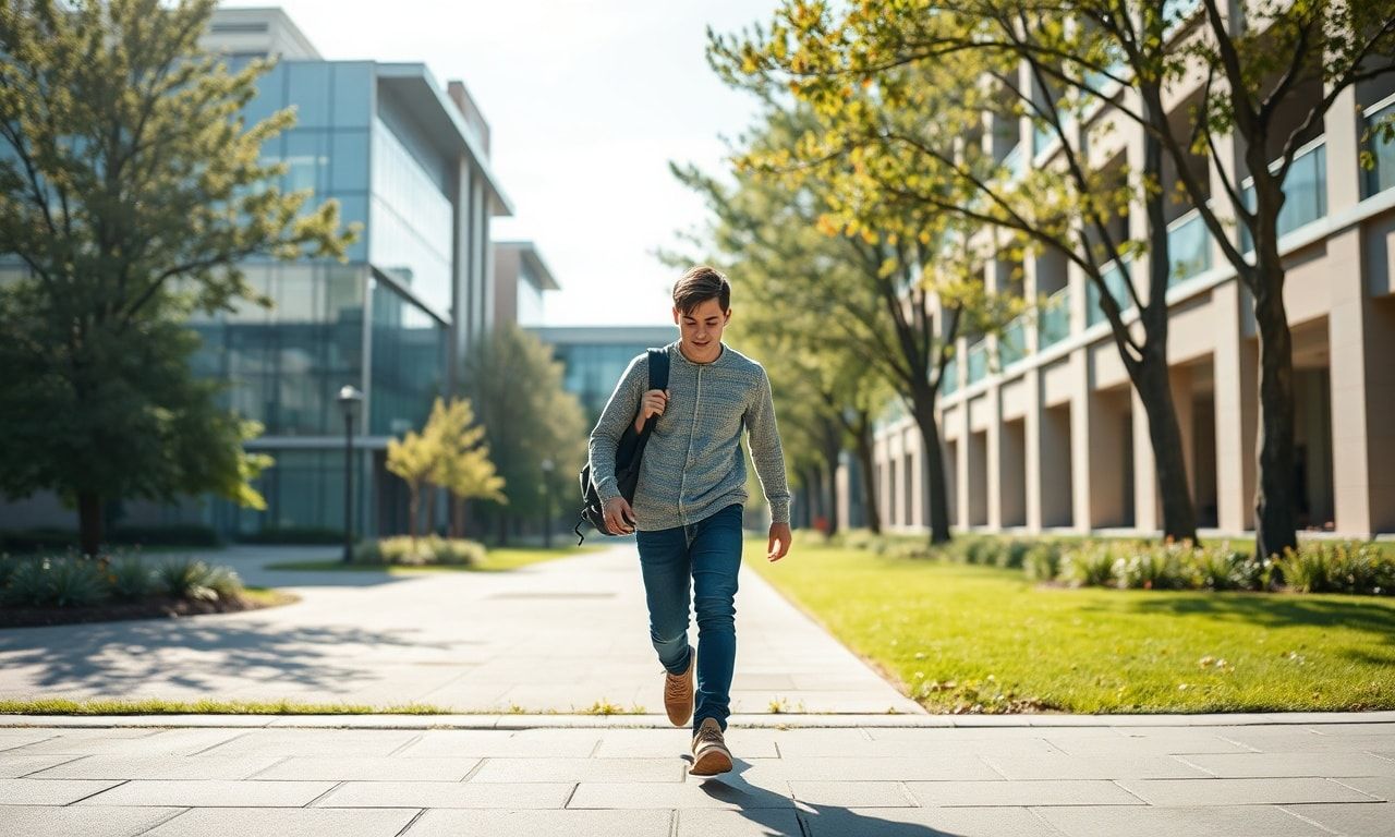 一歩踏み出す学生