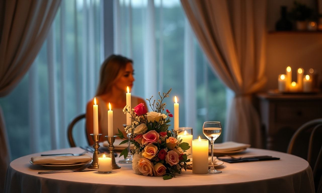 特別な記念日のテーブル