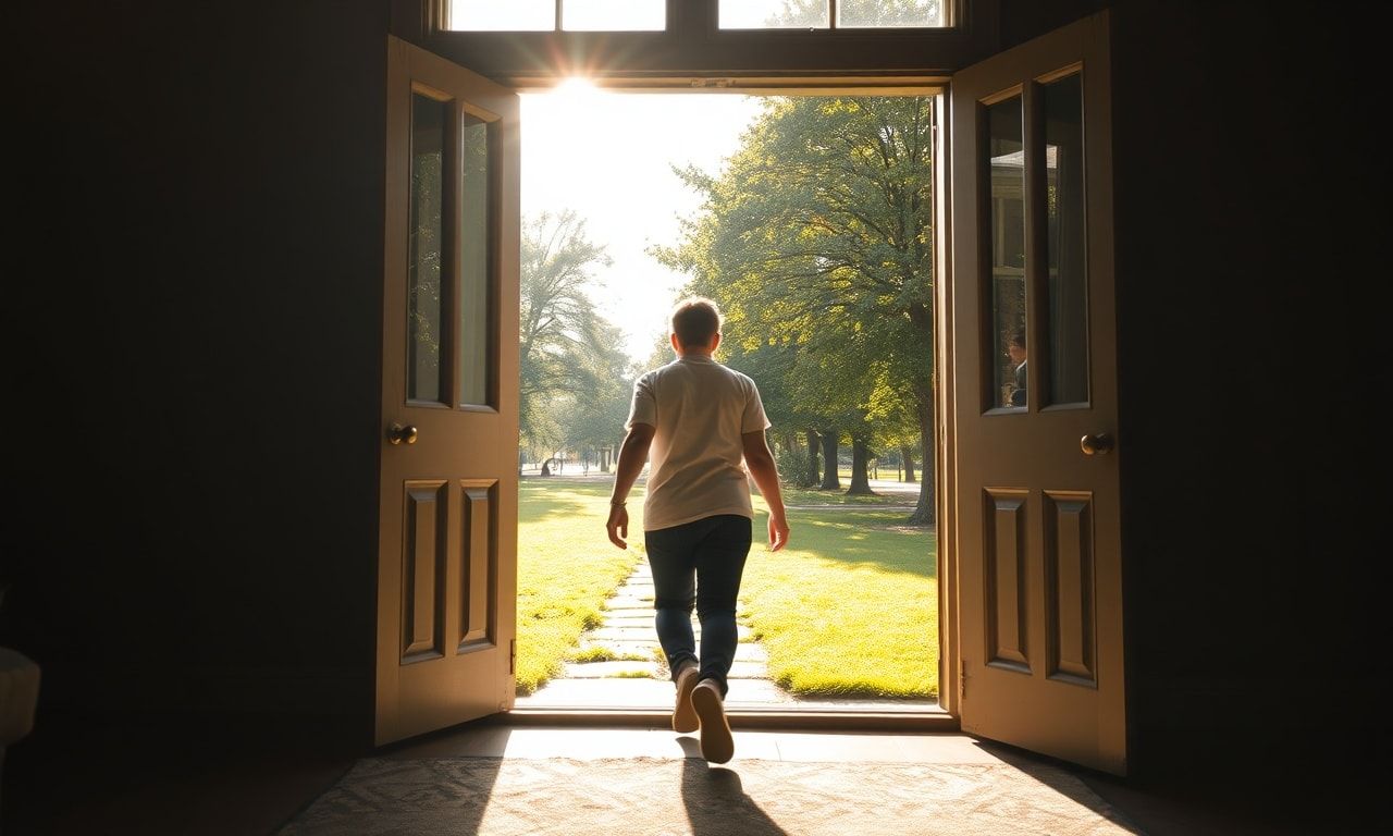 新しい一歩を踏み出すイメージ