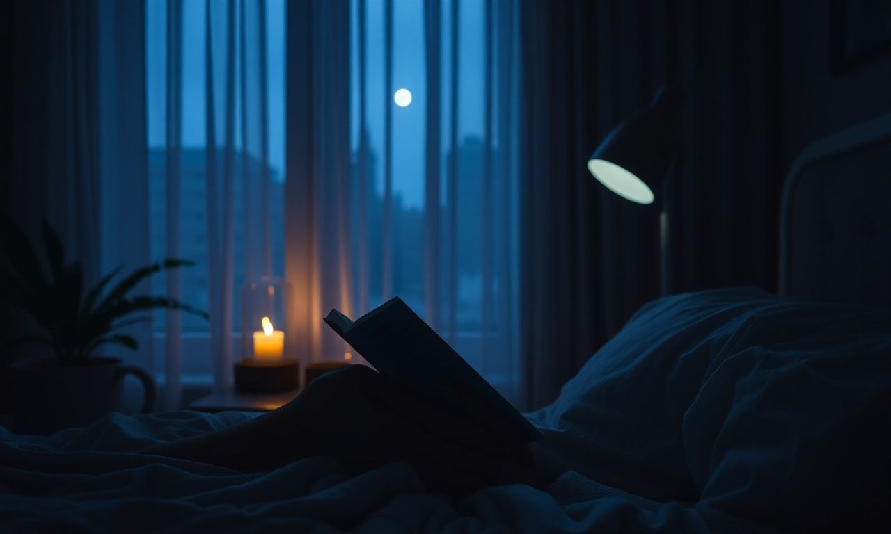 夜に読書をする人