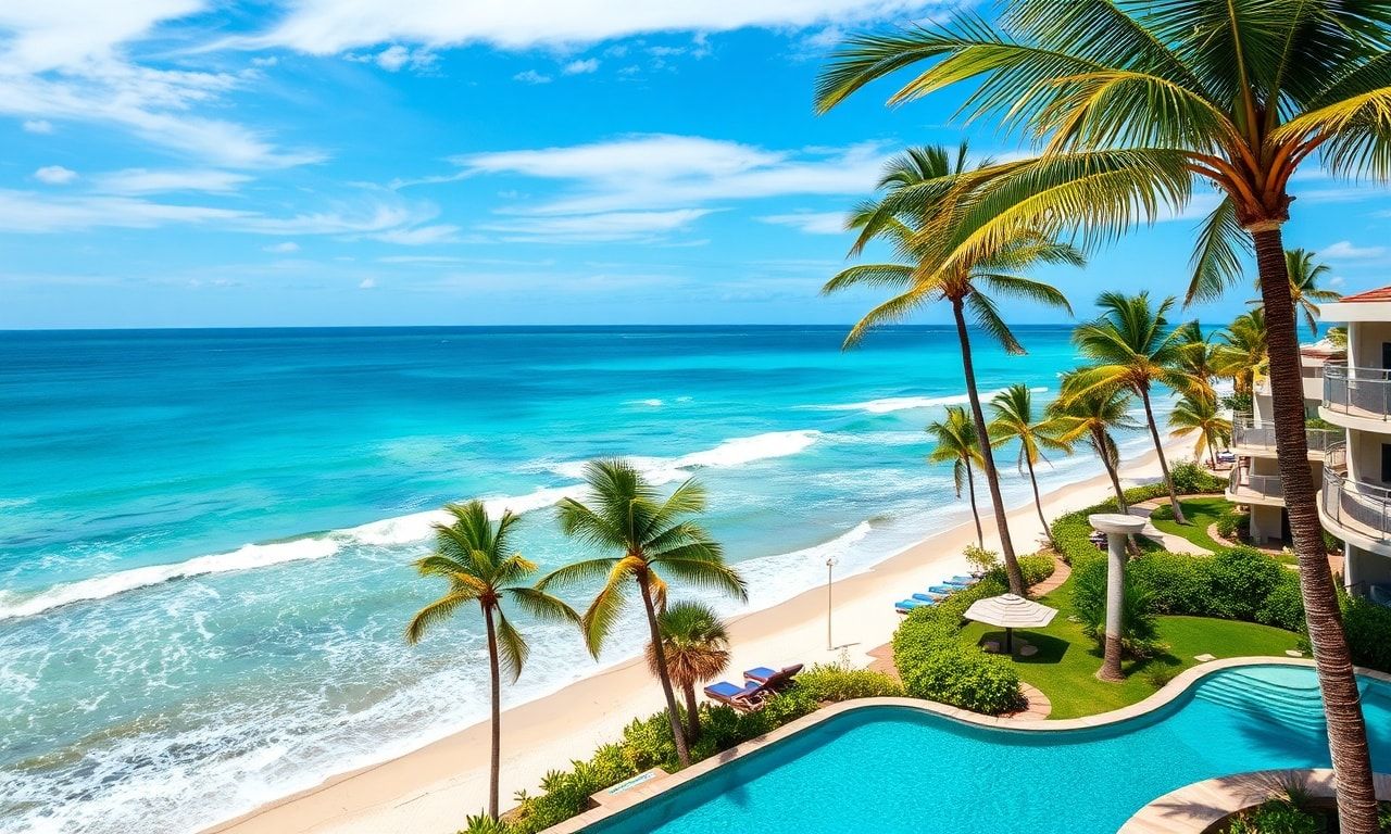 夏のビーチリゾートの絶景