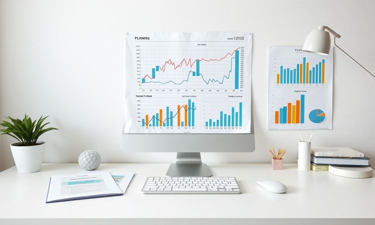 資産形成計画を立てる様子