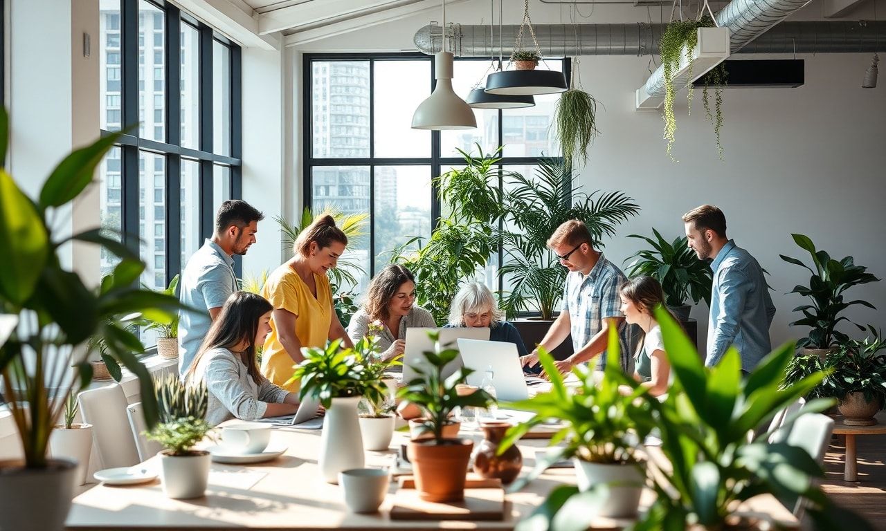 クリエイティブに働くチーム