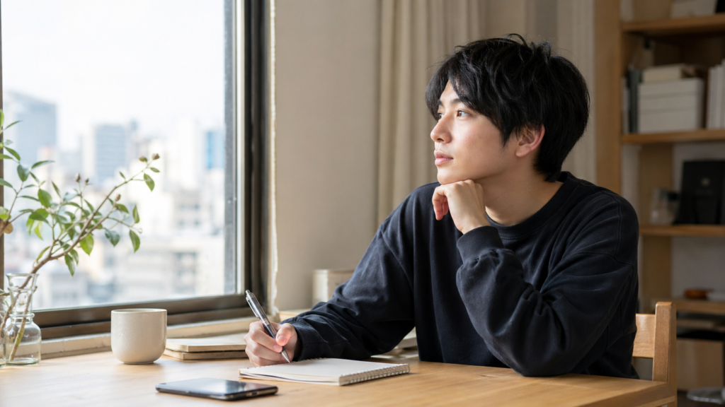 非リア充の意味を考えながら自分らしい過ごし方を整理する人