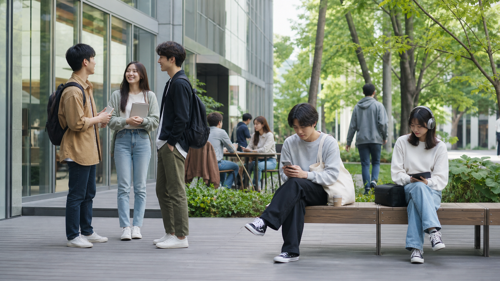 陽キャや陰キャなど今時の表現を場面で使い分けるイメージ