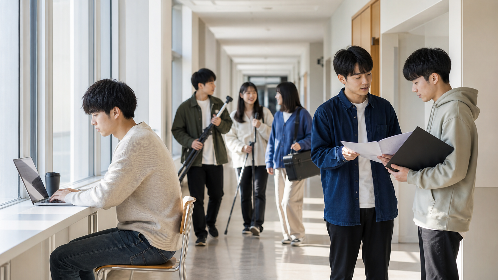 学部やサークルだけでは測れない大学生活の多様性