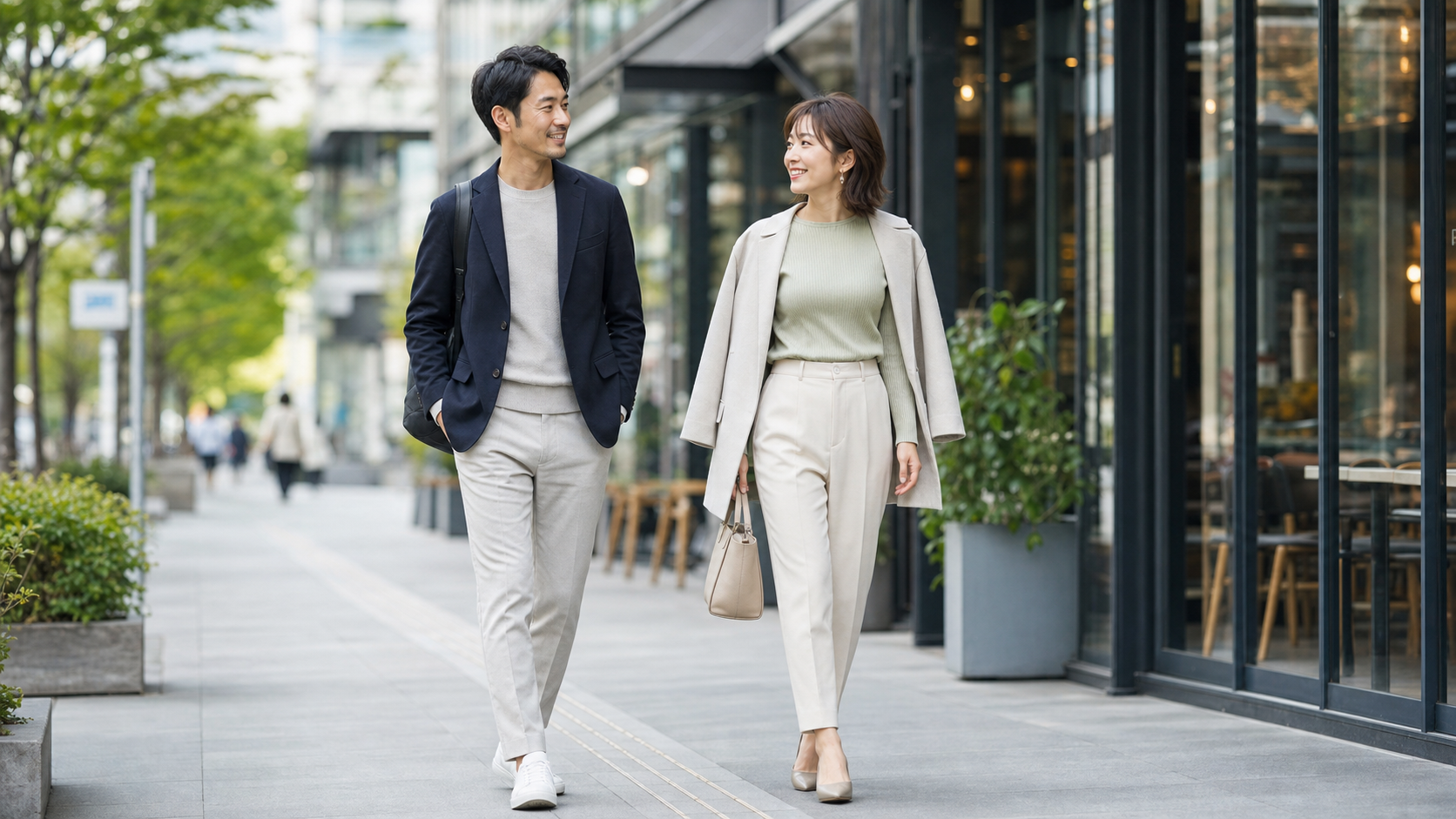 30代からのリア充ファッションを楽しむ大人の清潔感ある着こなし