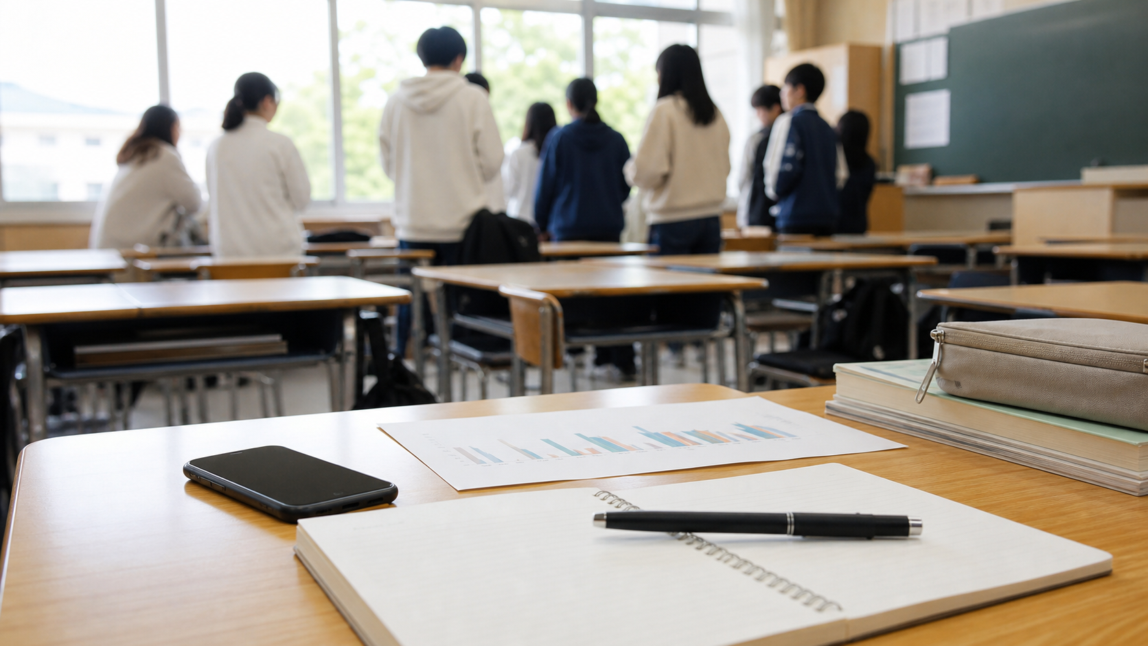 高校生のリア充割合をデータと学校生活から考える教室のイメージ