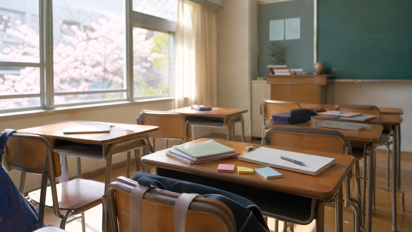 中学生のリア充割合をやさしく整理する教室のイメージ