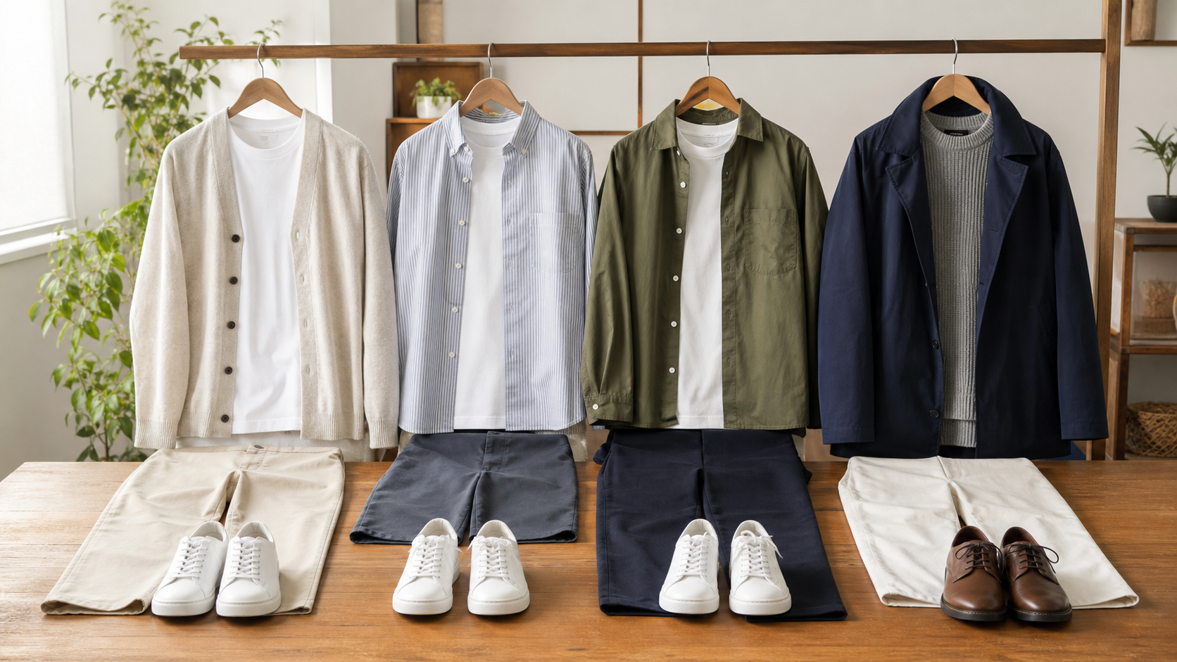 春夏秋冬で非リア充の服装を整える季節別コーデの考え方