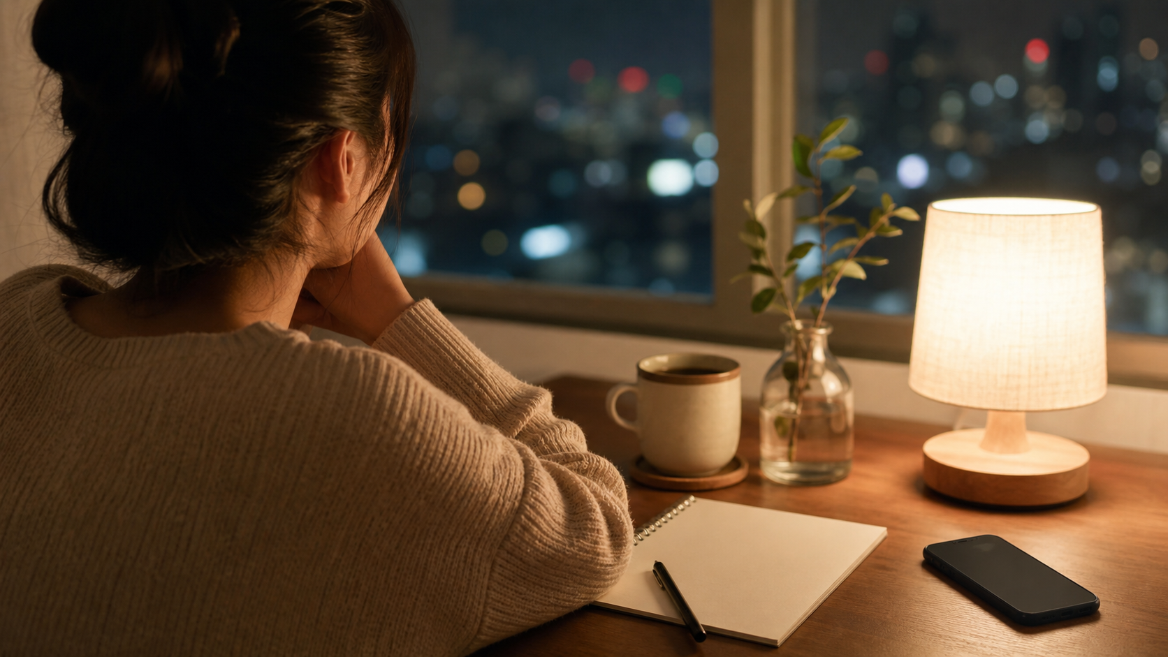 リア充が憎い気持ちを落ち着かせる夜のノートとスマホ