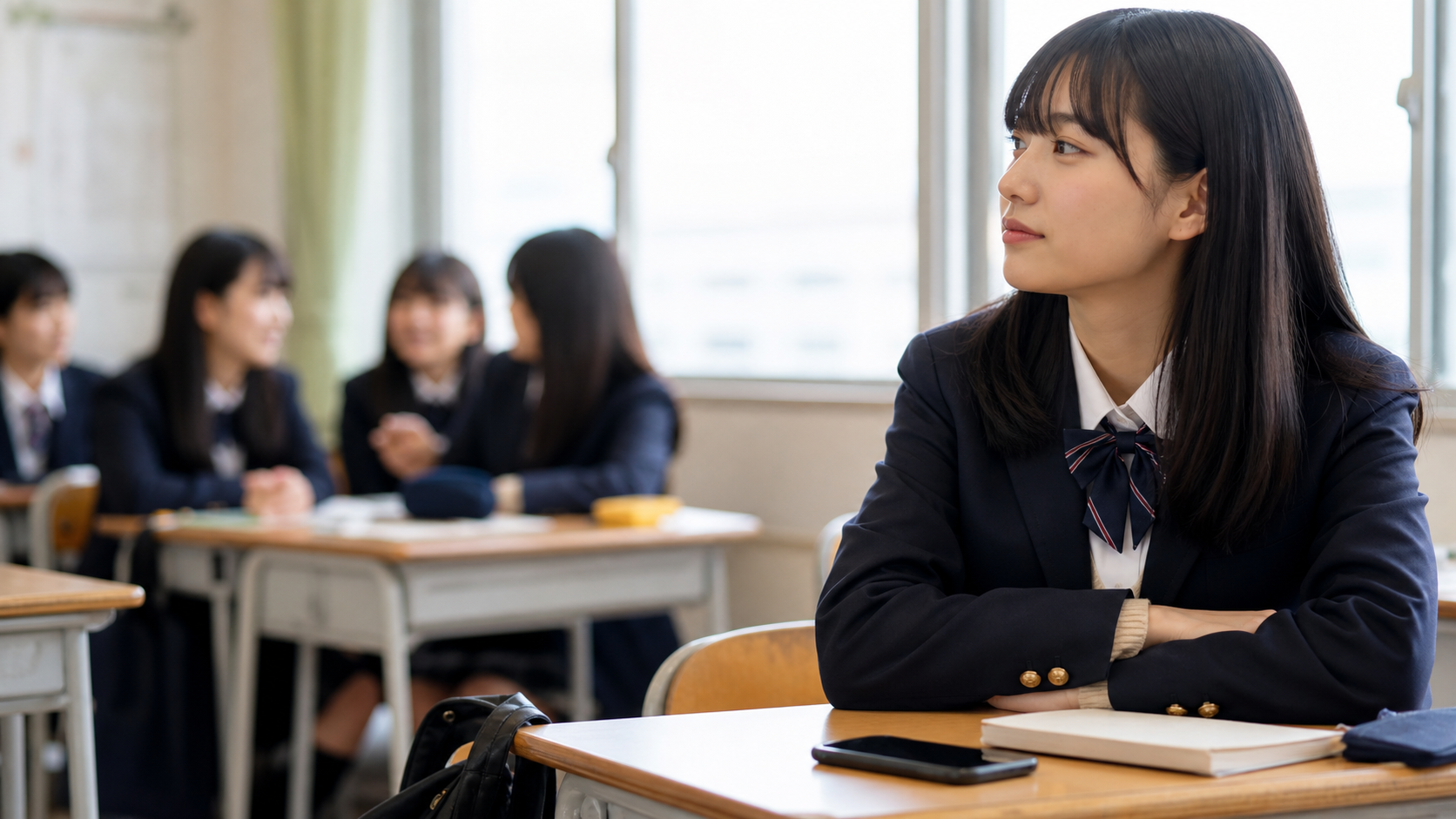 学校とSNSで非リア充あるあるを感じる学生
