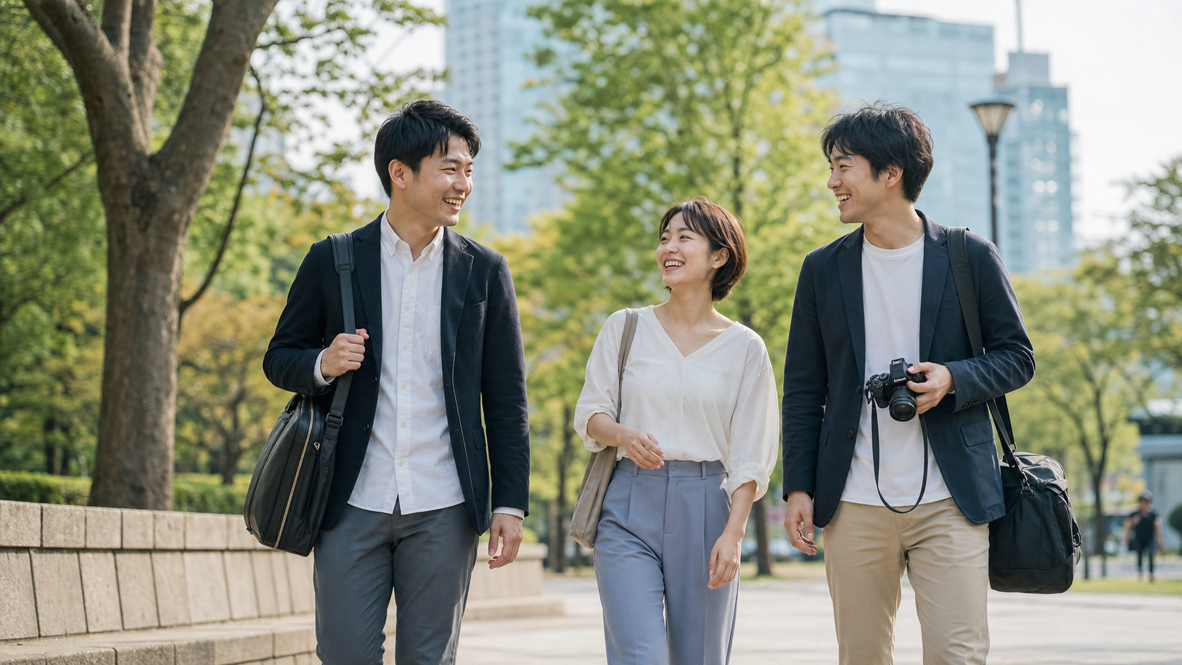 社会人リア充の条件である友人関係と趣味のイメージ