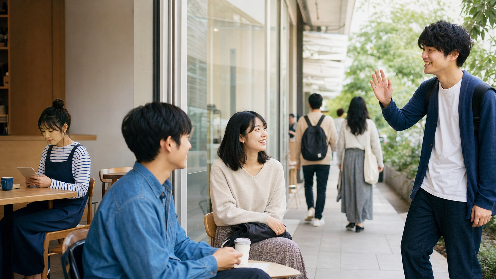 陽キャやキョロ充などリア充に近い言葉の違いを表す人間関係のイメージ
