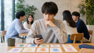 キョロ充とMBTIを考える若者のイメージ