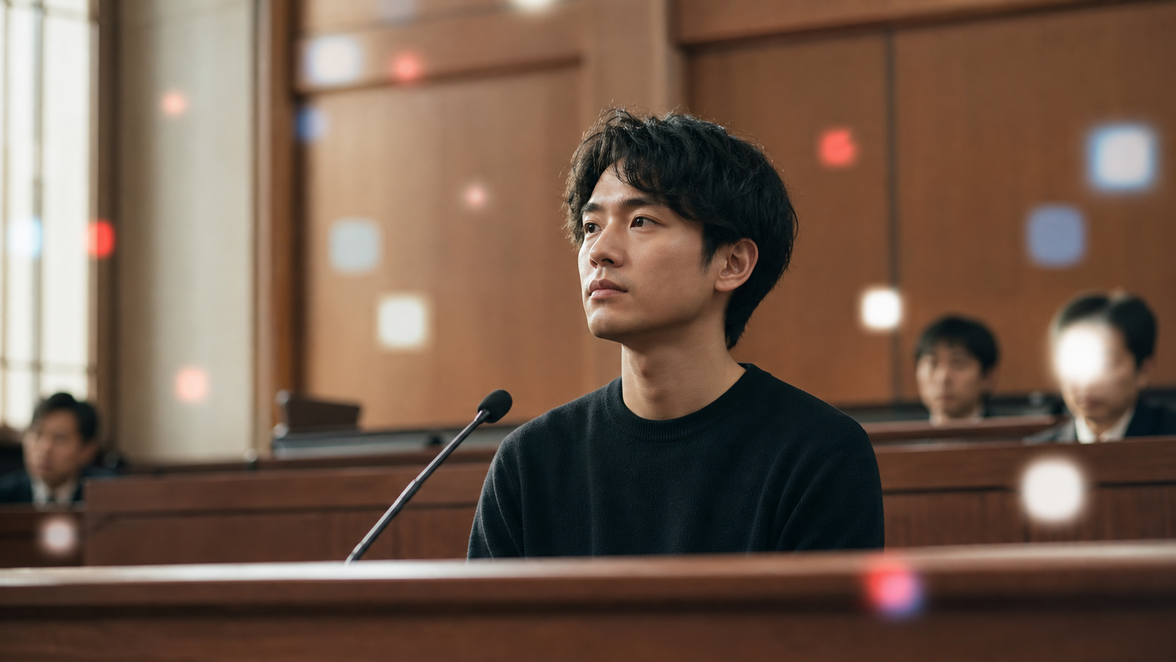 リア充裁判を象徴する現代的な法廷イメージ