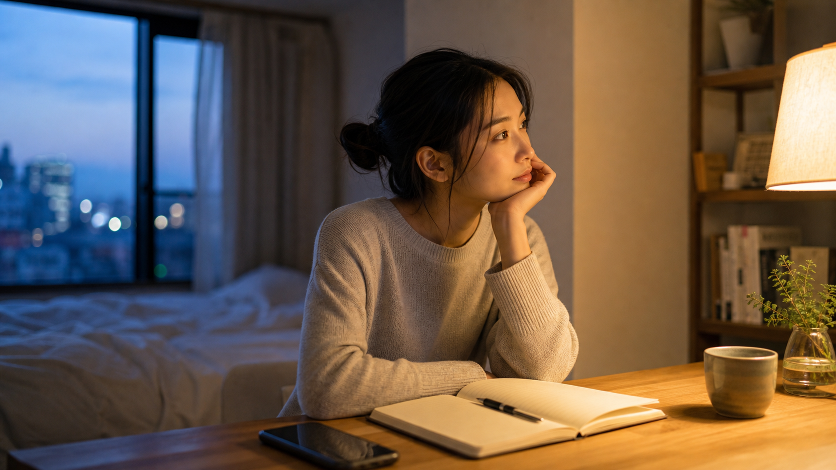 友達のリア充アピールを見た後に気持ちをノートへ整理する人