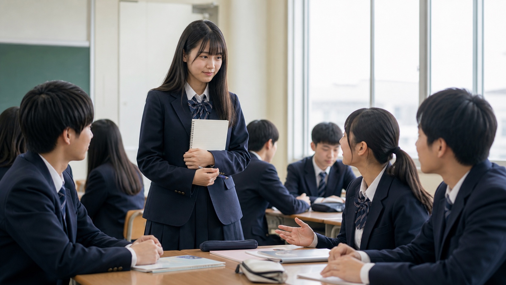 グループワークでぼっちでも輪に入るために声をかける学生