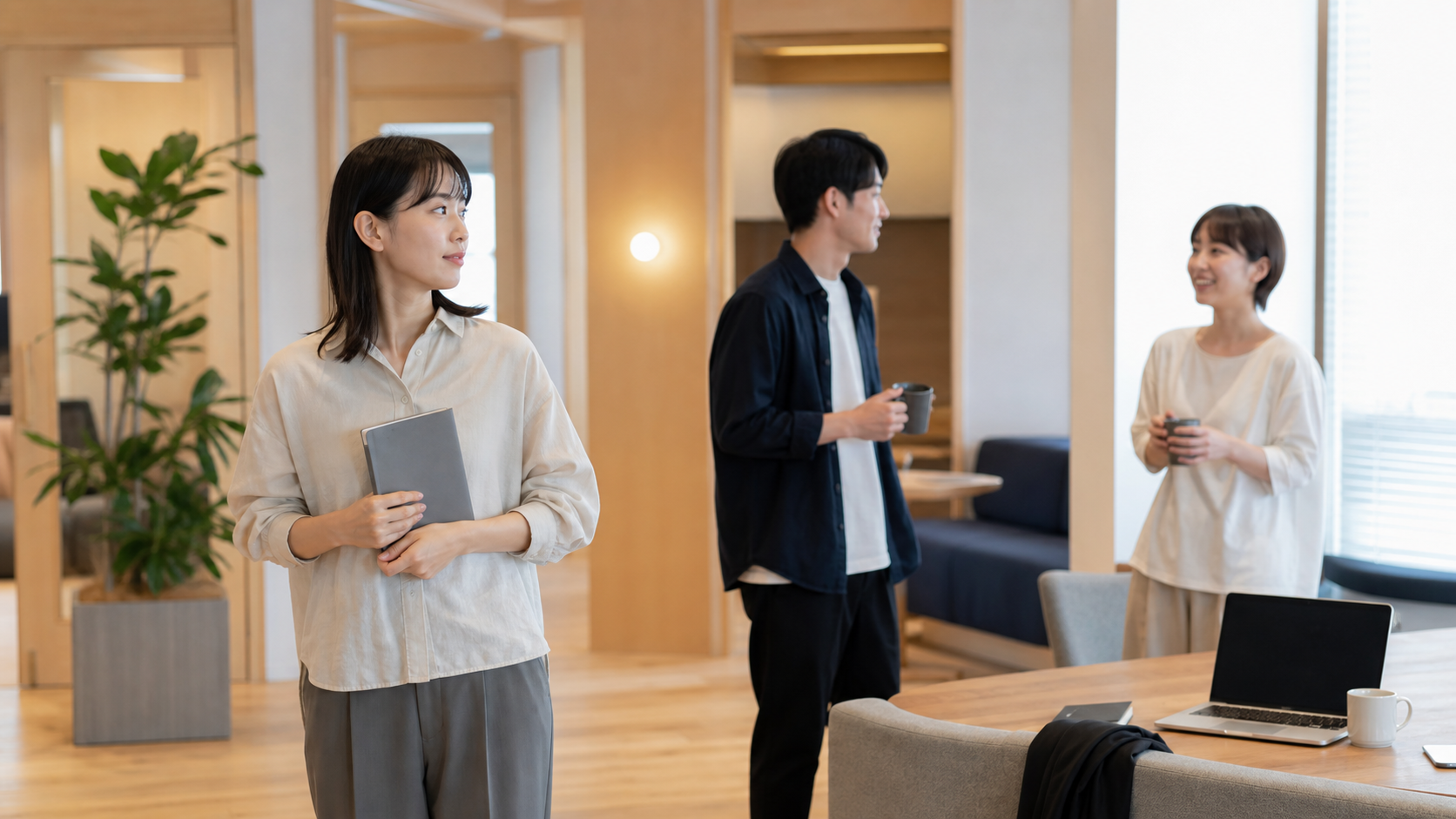 友達や職場のキョロ充と距離感を整える場面