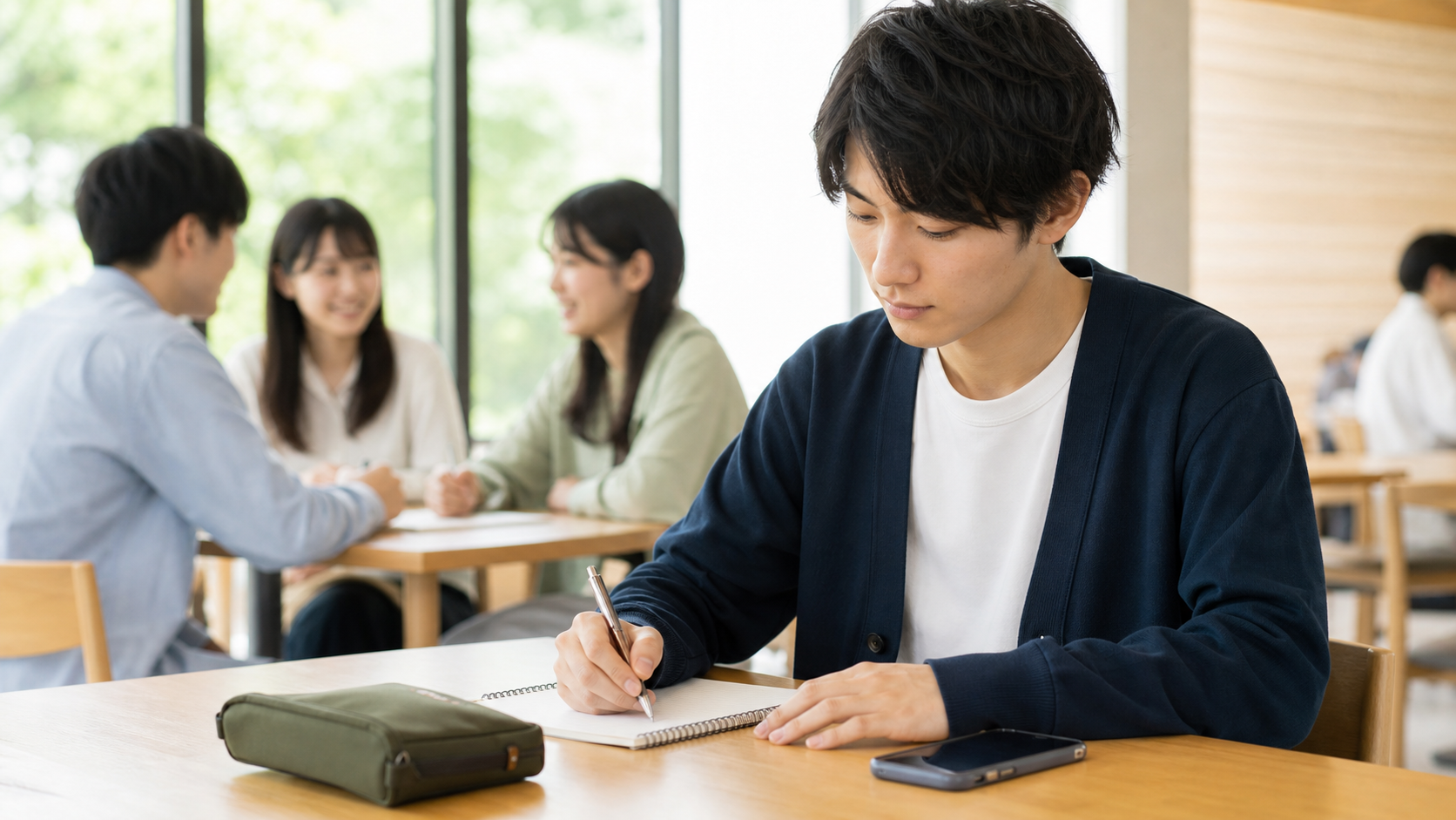 キョロ充の特徴チェックとして周囲の目を気にする癖を整理する様子