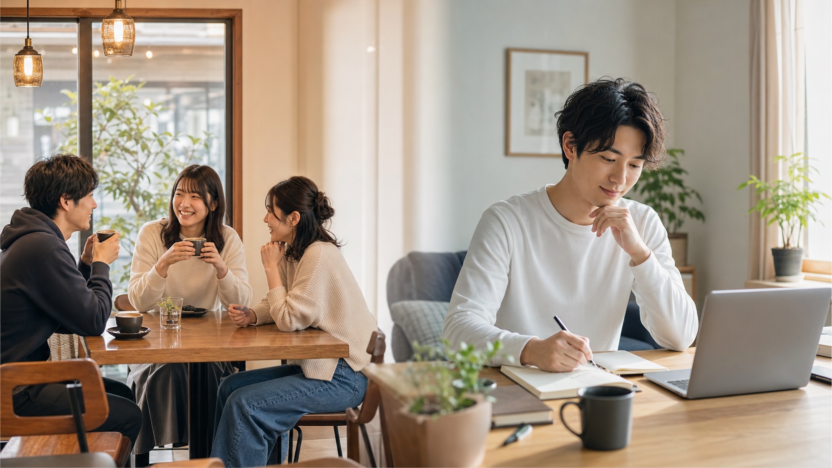 リア充とニートの違いを偏見なく比較するイメージ