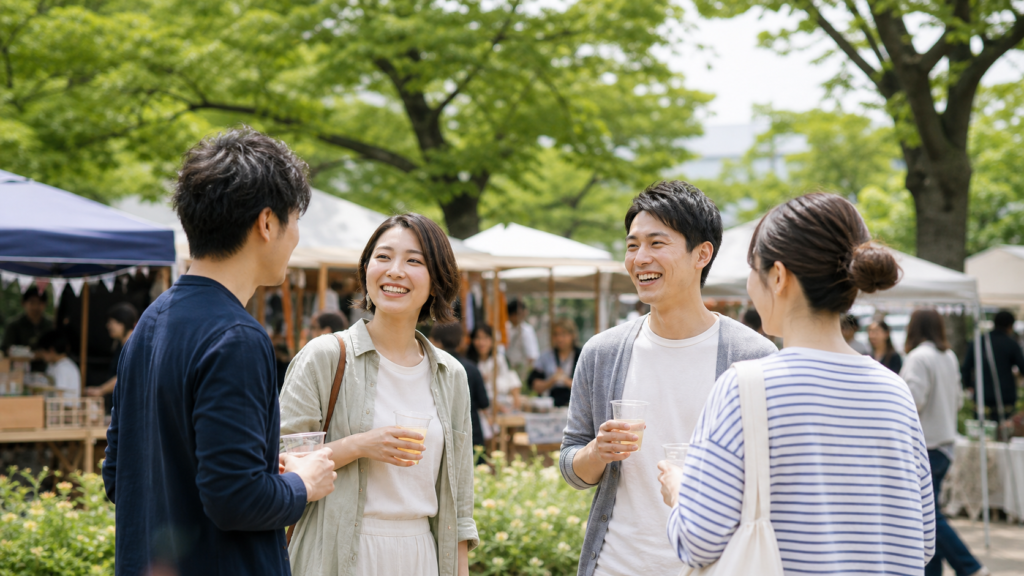 リア充イベントを自然体で楽しむ人たち