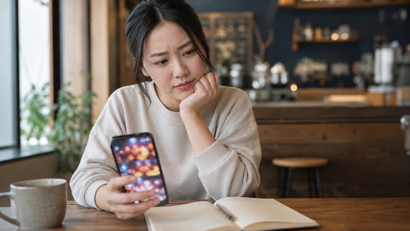 リア充のSNS投稿を見て理解できないと感じる人のイメージ