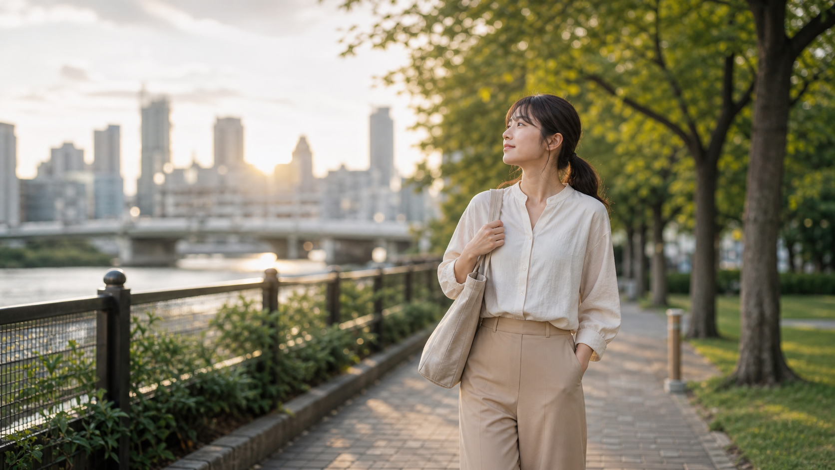 SNSや人間関係の比較から離れて散歩で気持ちを整える人