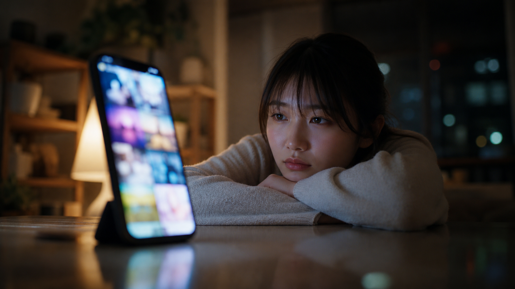 SNSのキラキラ投稿を見て比較疲れを感じる人