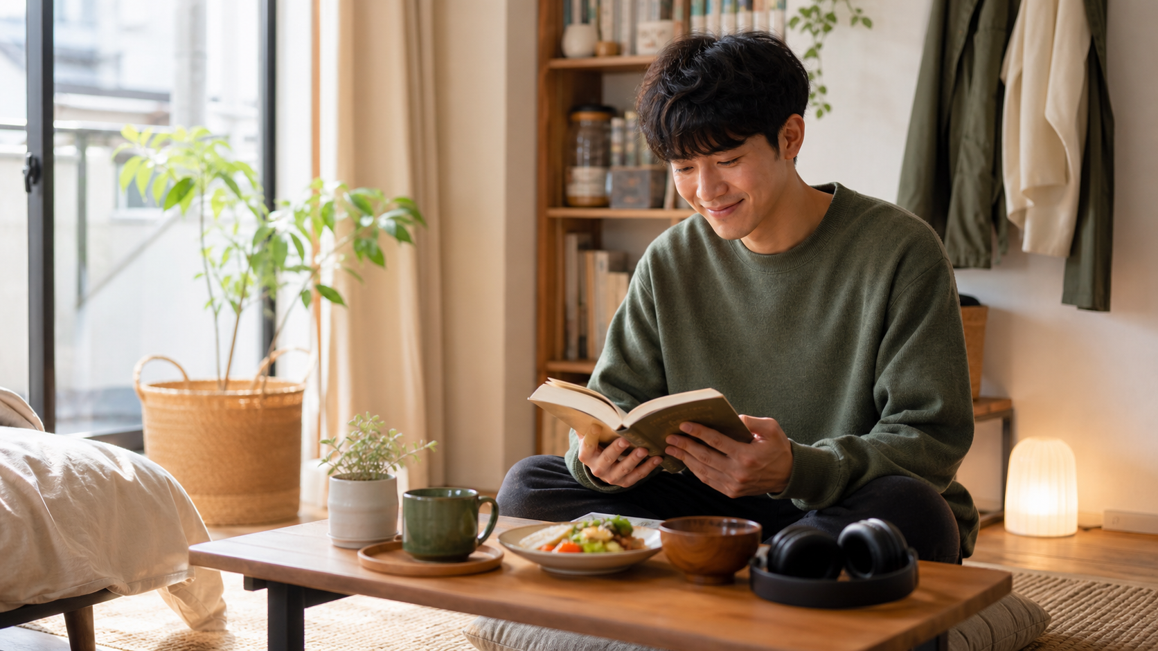 非リア充の一人時間を趣味で充実させる部屋のイメージ