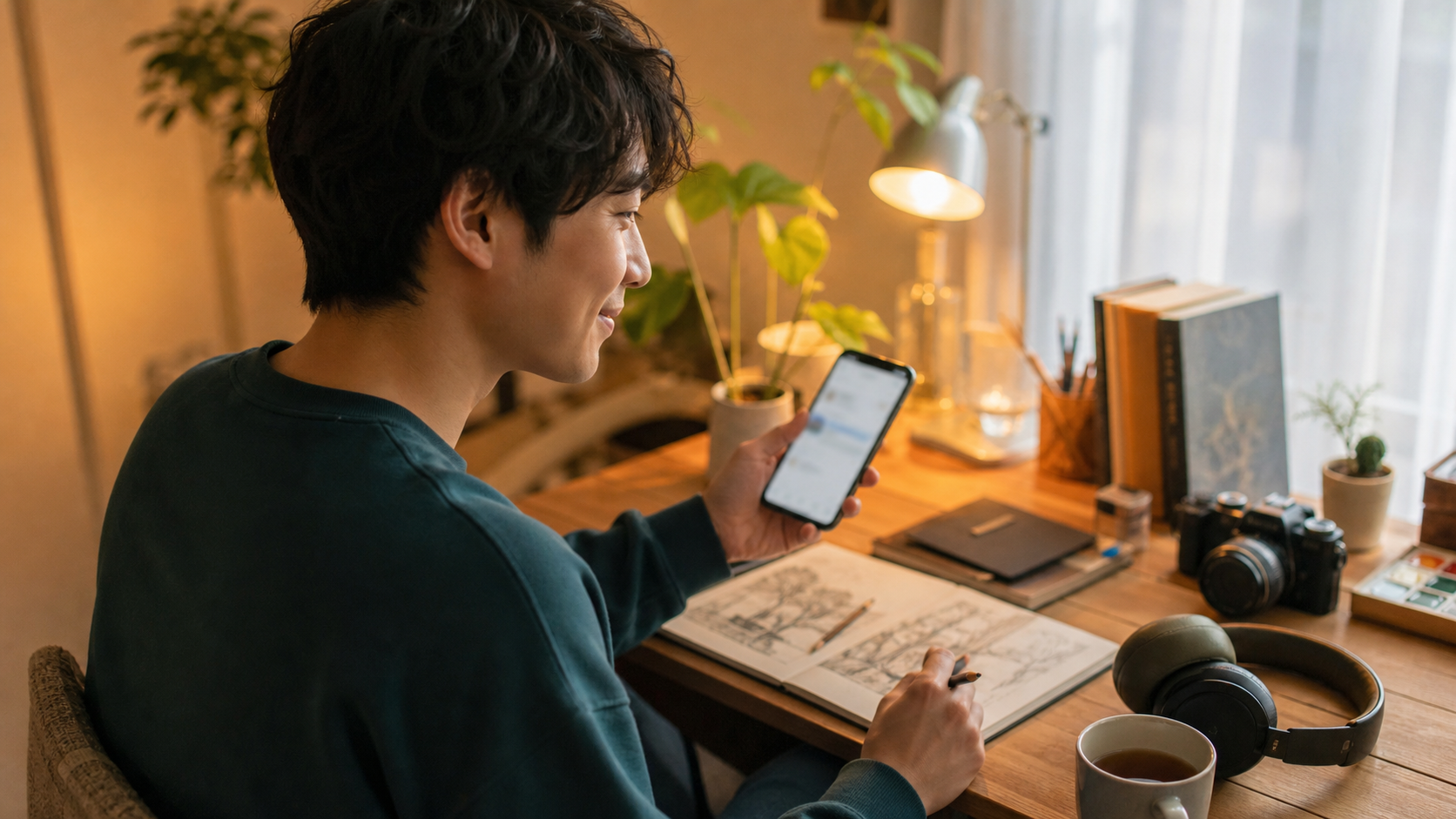 一人時間の前に短い連絡を入れるソロ充の工夫