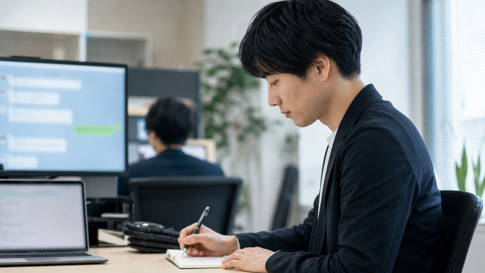 職場ぼっちでも業務連絡を整えるイメージ
