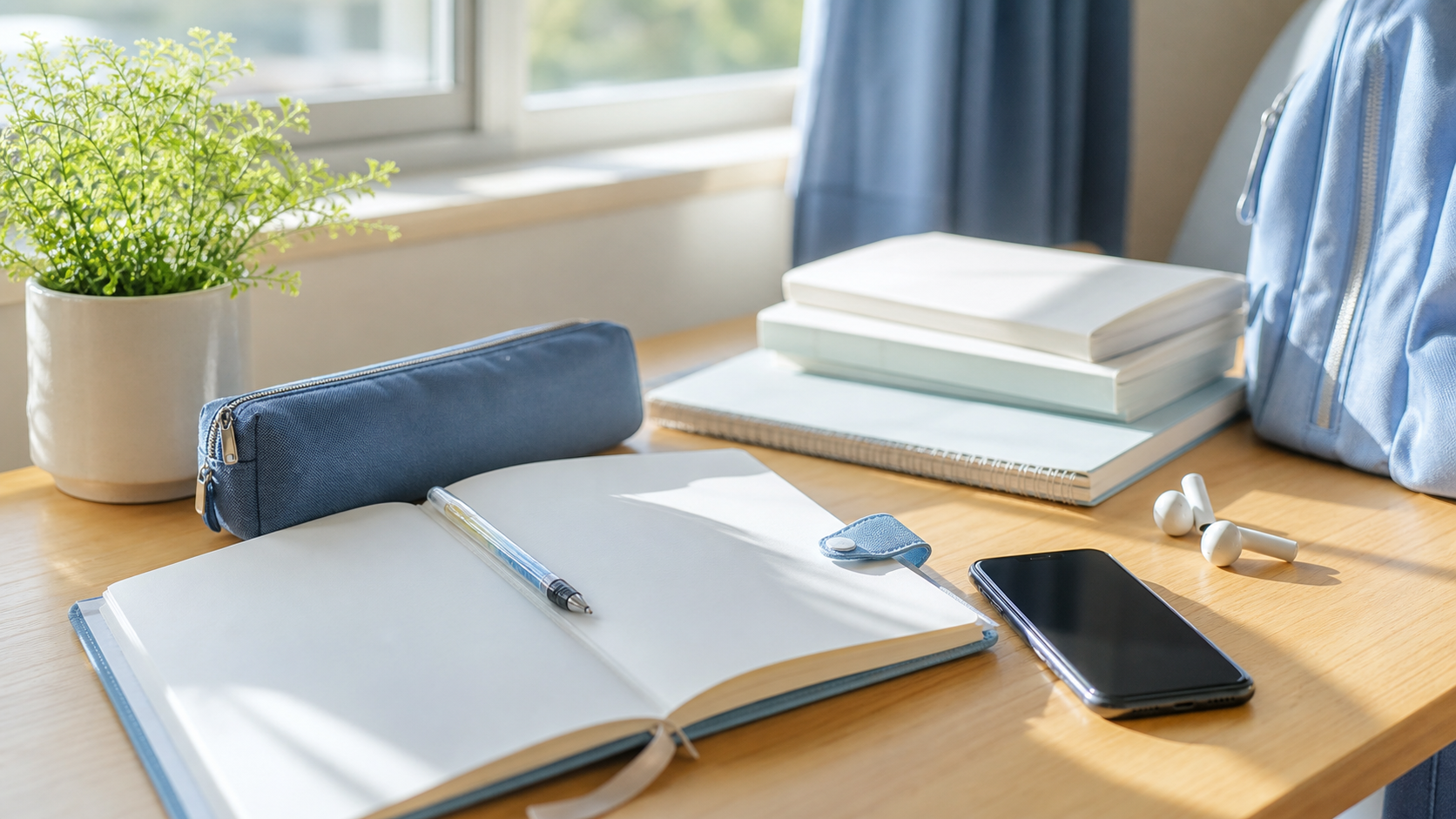 SNS比較から離れて自分のペースを整える中学生のイメージ