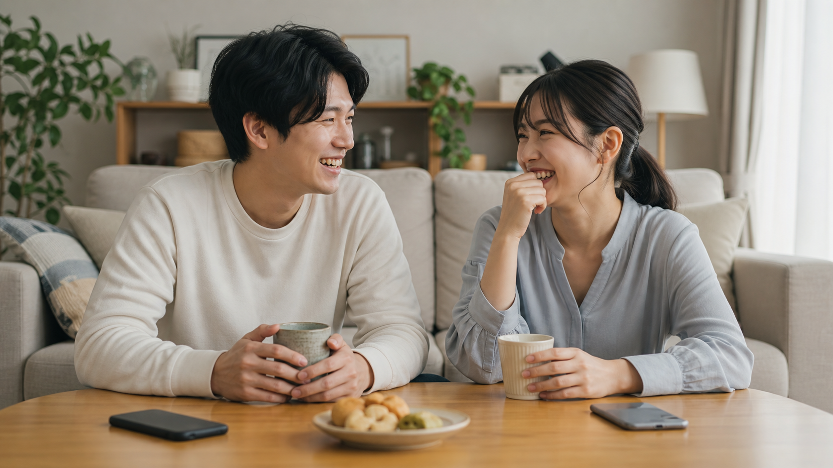 SNS投稿より会話を楽しむリア充カップルの距離感
