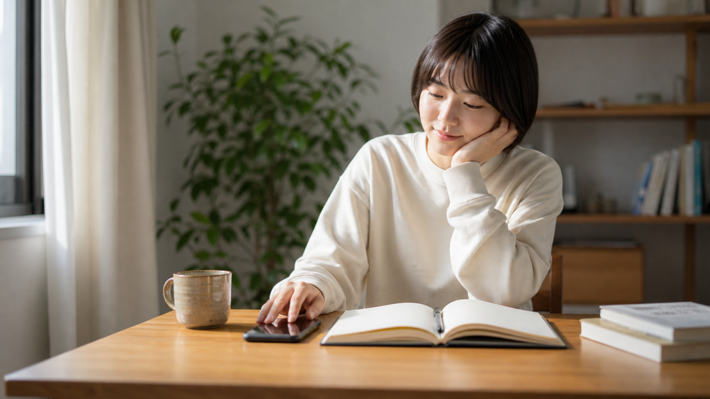 友達のリア充が辛い時にスマホから距離を置いて心を整える人