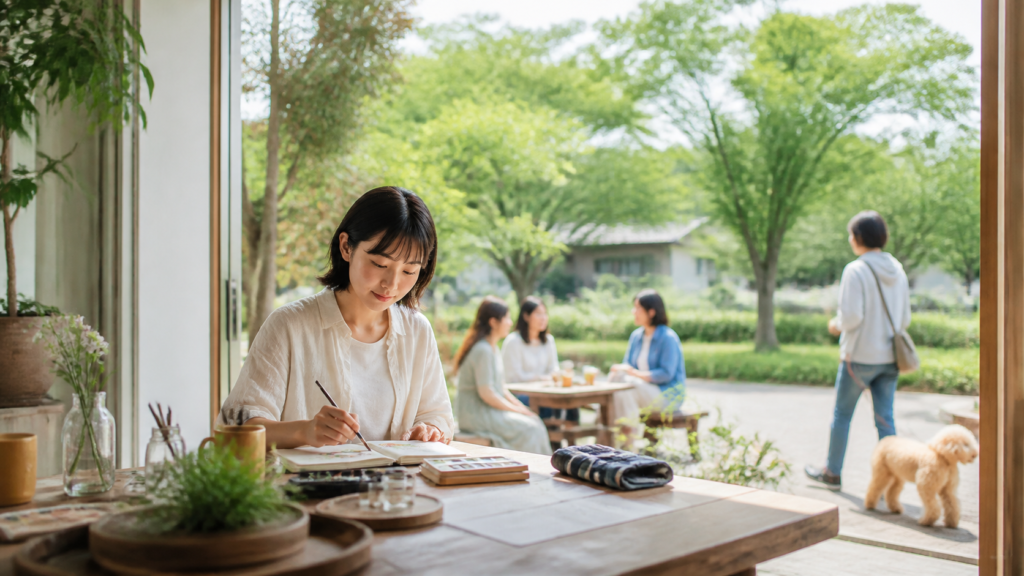 趣味や友人との時間など恋愛だけではないリア充の意味を表す日常風景