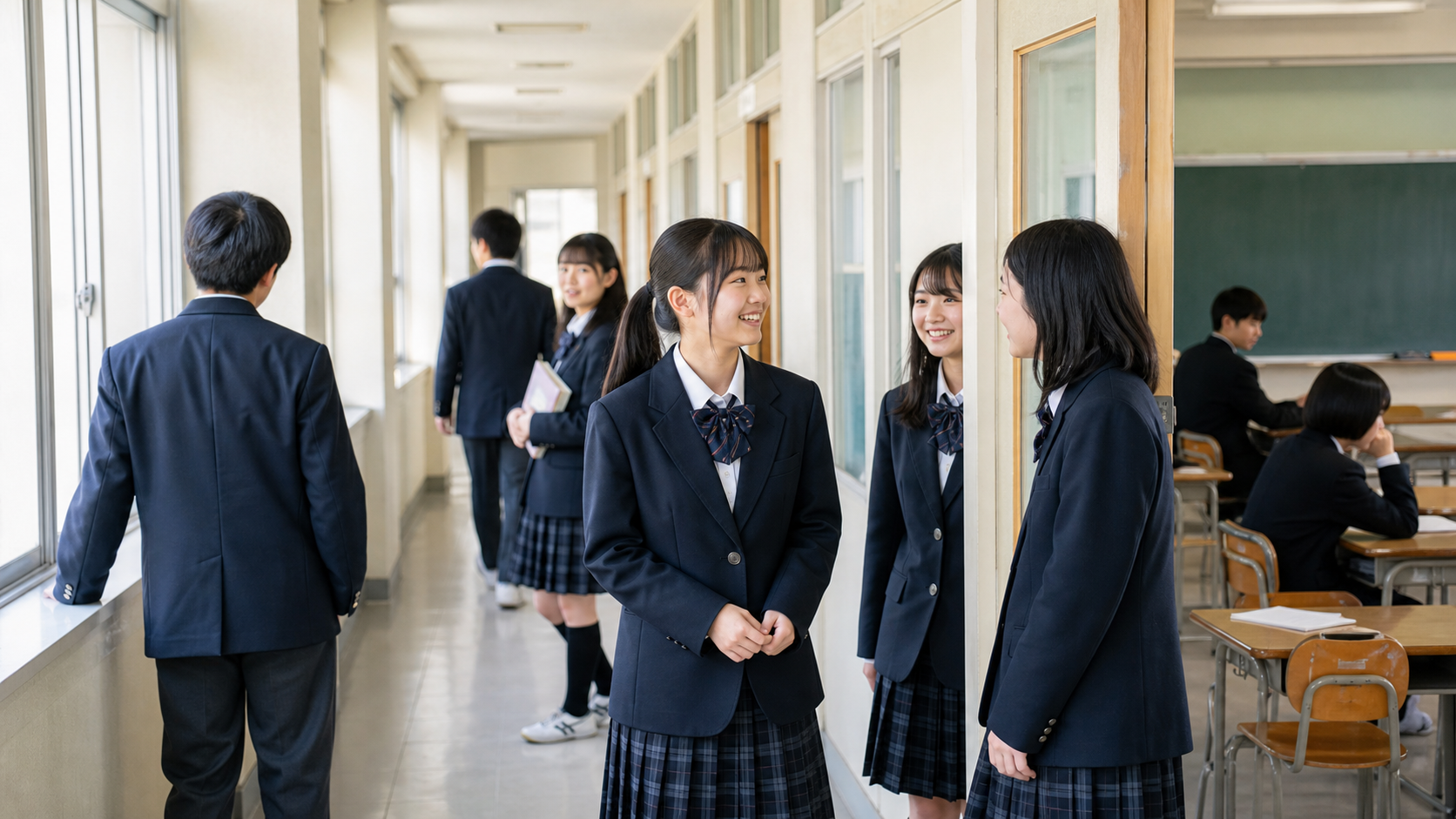 中学生のリア充割合と彼氏・彼女がいる率を考える学校生活の様子