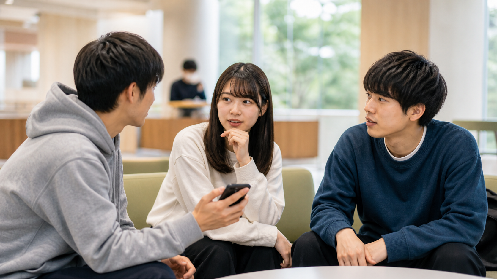 リア充は死語かを場面と相手の関係から話し合う若者たち