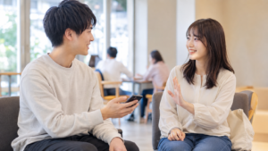 インスタ交換をしたくない気持ちをやさしく伝える男女